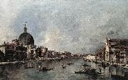 GUARDI, Francesco The Grand Canal with San Simeone Piccolo and Santa Lucia sdg France oil painting reproduction